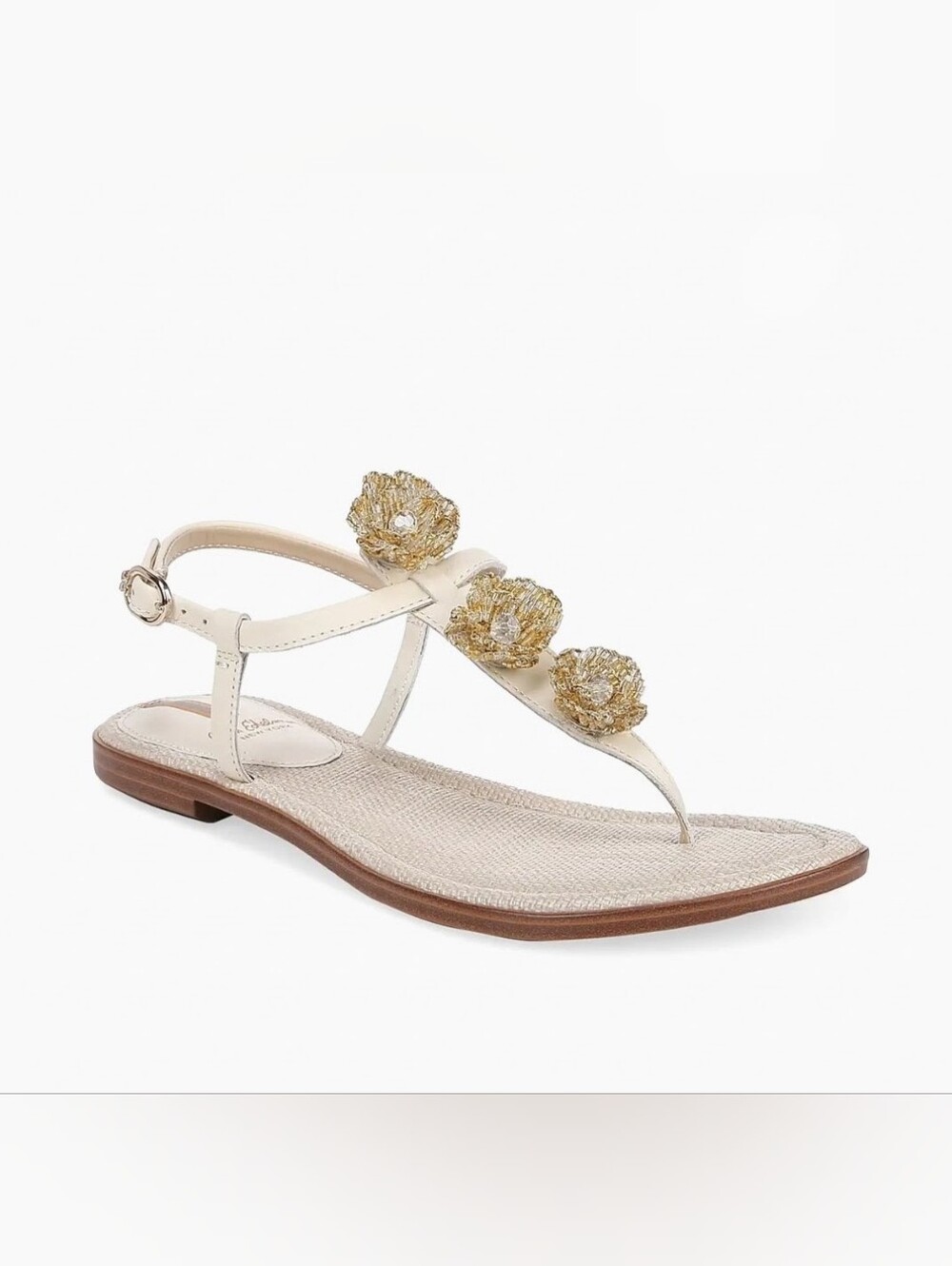 NWT! Sam Edelman Embellished Thong Sandals Size 7M - Picture 2 of 9